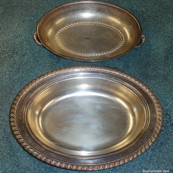 Vintage Ornate Crosby Silver Plate Covered Serving Dish Rare Collectible Gift! - Picture 4 of 6